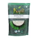 Organic White Poha (500g) by Kelsi Organics