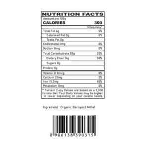 Kelsi Organic Barnyard Millet (500g)