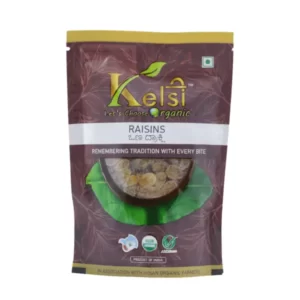 Kelsi Organic Raisins (150g).